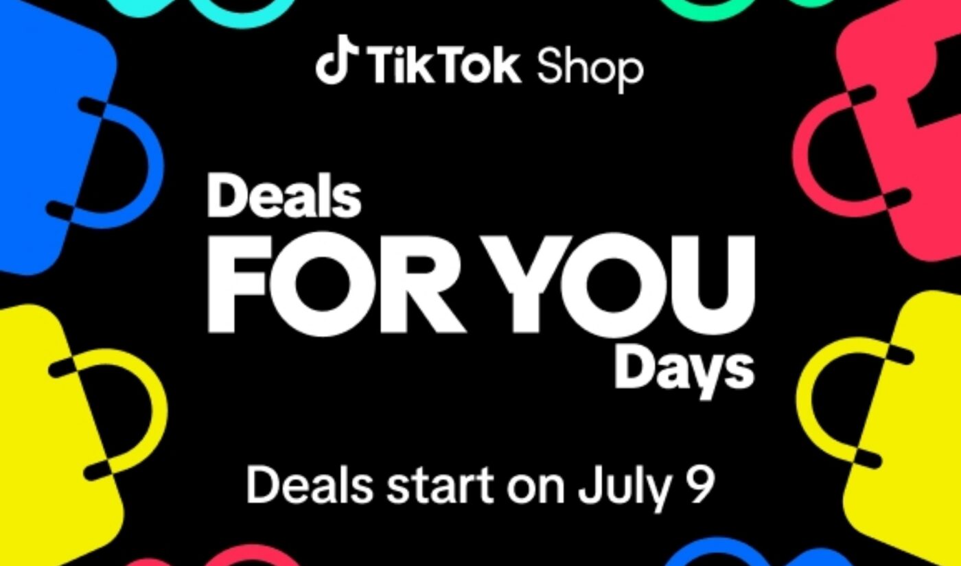 TikTok Shop将于7月开启“Deals for You Days”夏季大促
