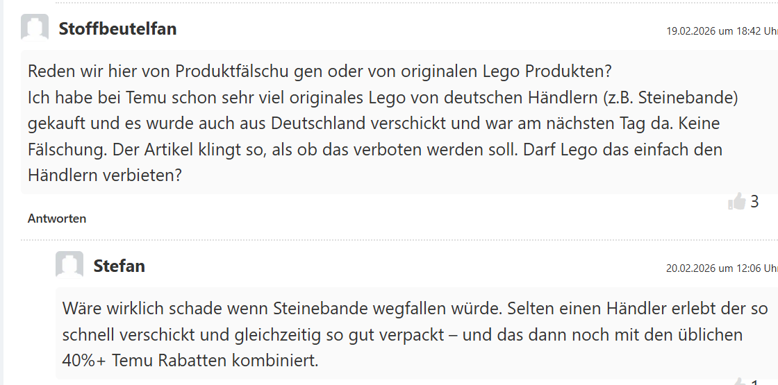 Temu、SHEIN、速卖通被禁销乐高玩具