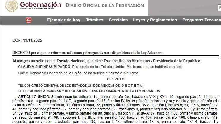 重大修订，更难了！墨西哥“新海关法”2026年实施