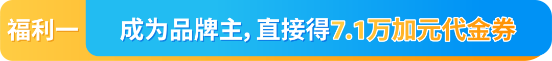 亚马逊加拿大站“新卖家入门大礼包”正式上线,超7万加元福利等您领取!